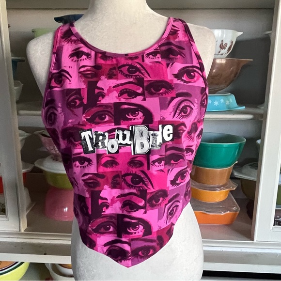 Urban Outfitters Fiona Trouble Tie Back Tank - Size XL - Picture 4 of 16